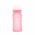 Стеклянная детская бутылочка с силиконовой защитой Everyday Baby (240 мл) розовый