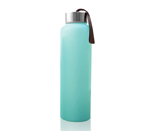 Стеклянная бутылка для воды с силиконовой защитой Everyday Baby (400 мл) мятный