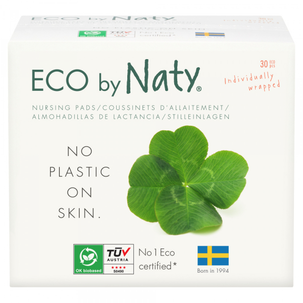 Органические подкладки лактационные для груди  Eco by Naty 30 шт