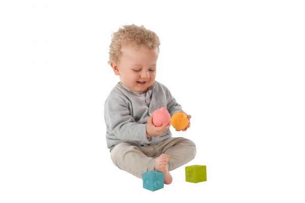 Набор игрушек Vulli Жирафа Софи шарики и кубики  ( 4 шт.)