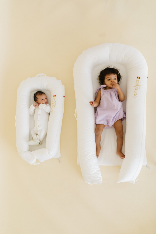 Матрас-кокон для новорожденного DockaTot  DELUXE+ (0-8M) Pristine White