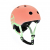 Детский защитный шлем Scoot and Ride, персик, с фонариком, 51-55 см