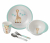 Набор посуды Vulli Жираф Софи (тарелка, глубокая тарелка, чашка, столовые приборы)