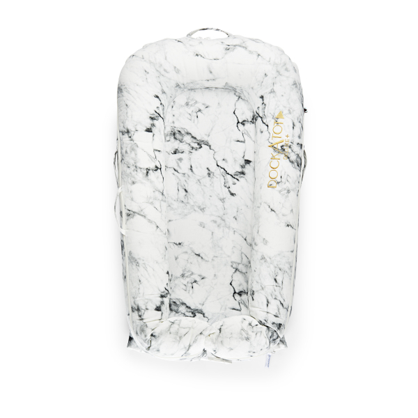 Сменный чехол для матраса-кокона DockaTot DELUXE+(0-8M) Carrara Marble
