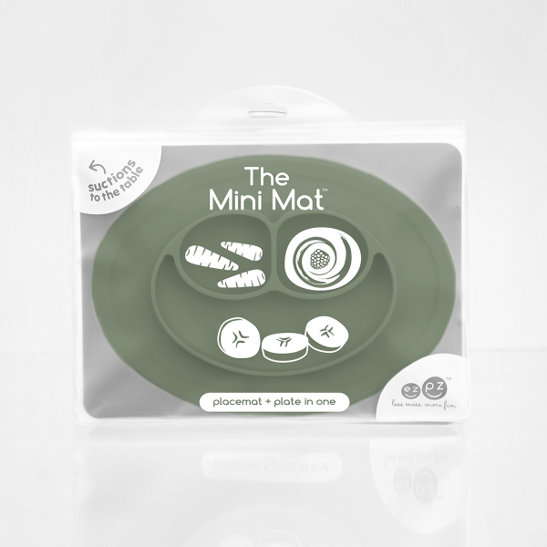 Тарелка-коврик EZPZ Mini mat оливковый