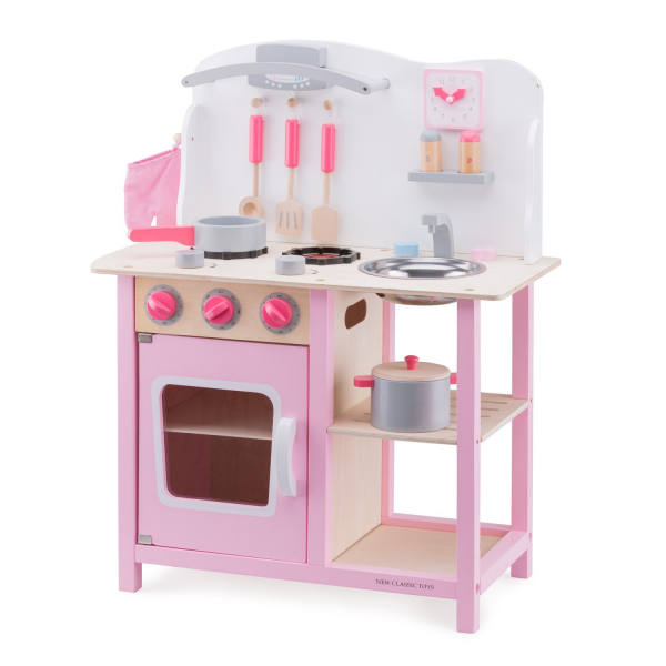 Игрушечная кухня New Classic Toys Bon Appetit (розовый)