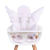 Универсальная подушка к стулу для кормления Childhome (angel/old pink)